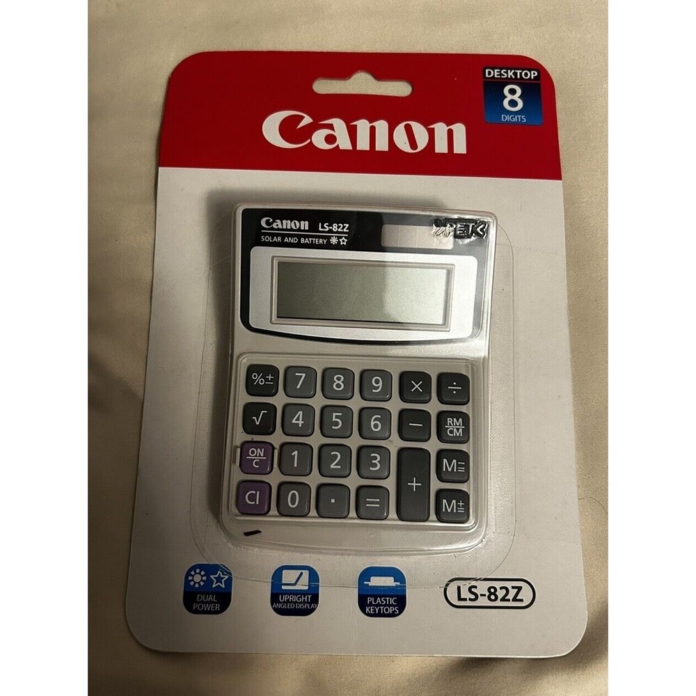 Canon Handheld Desktop Basic calculator LS-82Z Brand New